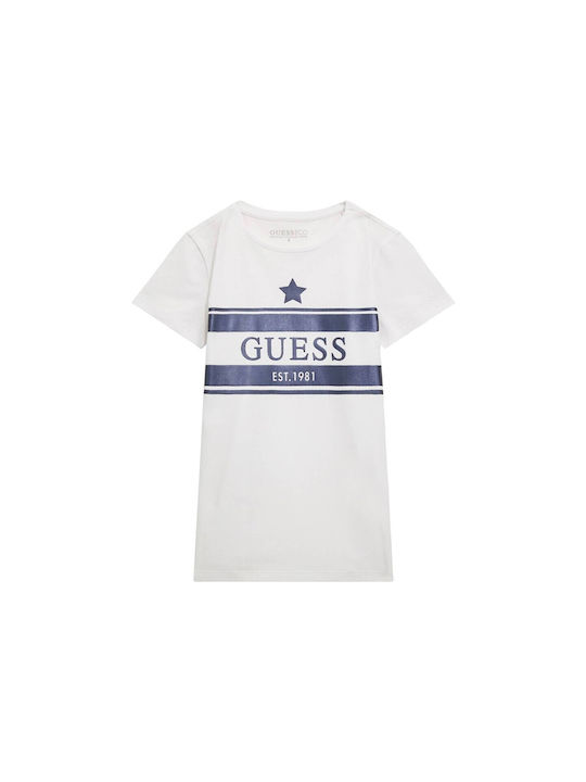 Guess Παιδικό T-shirt Λευκό