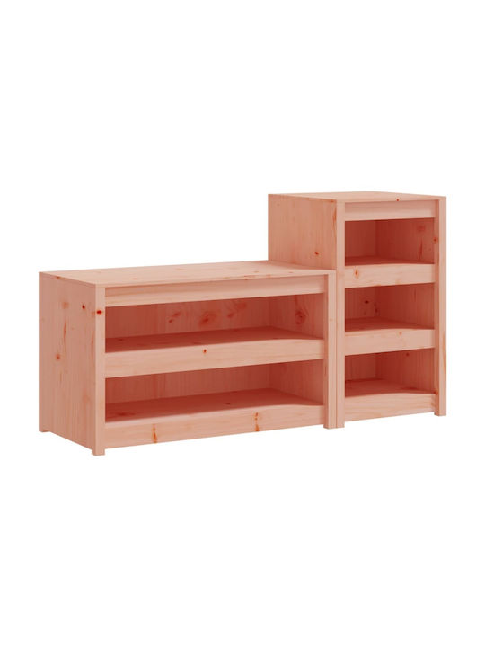 Επιδαπέδιο Ντουλάπι Καφέ 161x55x92εκ.
