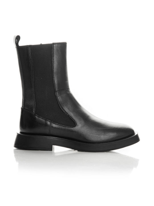 Ioannou Leather Women's Ankle Boots Black