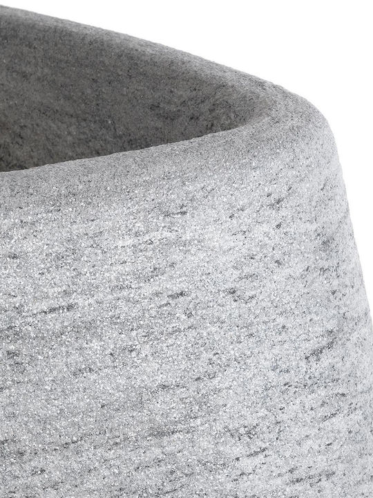 GloboStar Oxford Planter Polyester Gray with Stand 45x45x72cm.