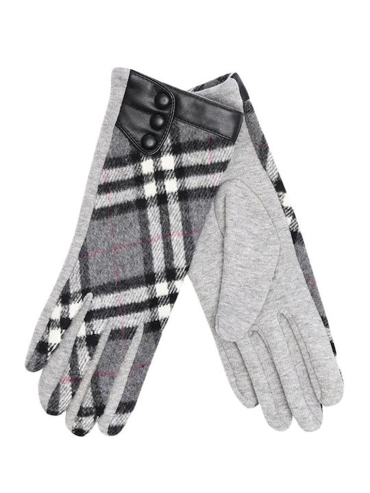Gray Leder Handschuhe