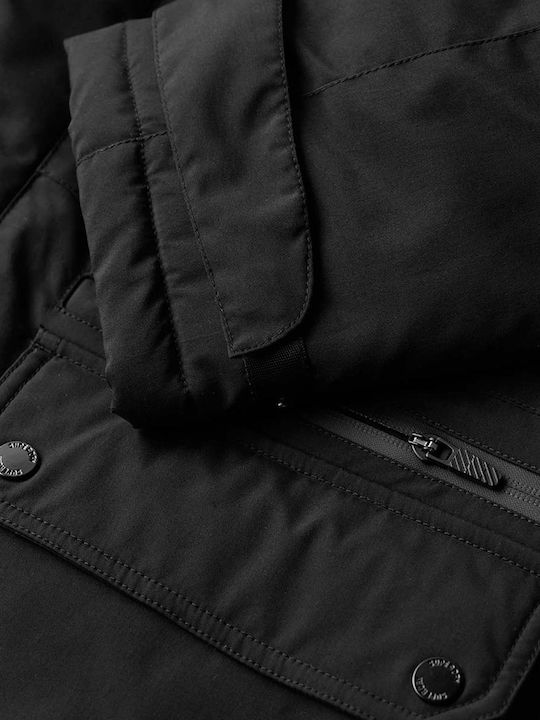 Winter Jacke Parka Wasserdicht Schwarz