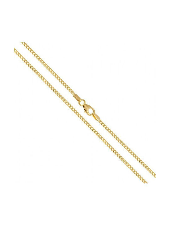 Männlicher Goldkreuz 14K mit Kette EM-2439