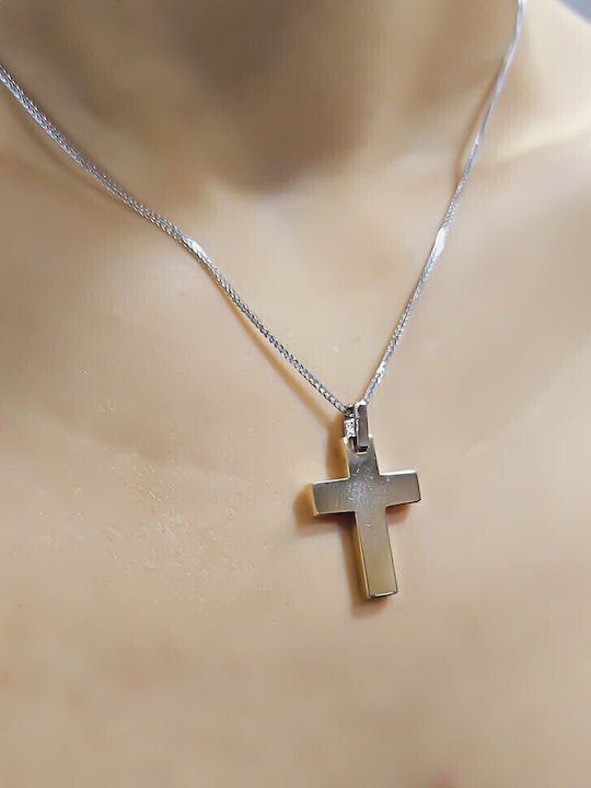 Men's Gold Cross 14K with Chain