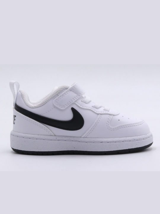 Nike Παιδικά Sneakers Court Borough Λευκά