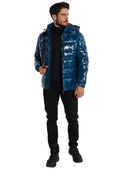 Winter Jacke Puffer Wasserdicht und Winddicht PETROL