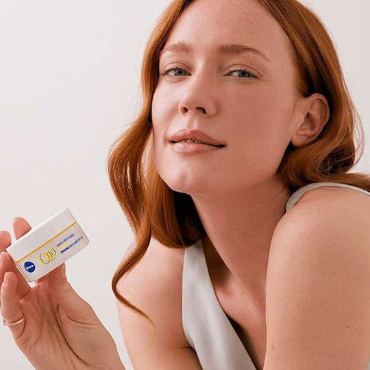 Q10 Plus 24-часов Дневен Крем за Лице със Слънцезащитен Фактор SPF30 за Хидратация и Против Стареене с Коензим Q10 50ml