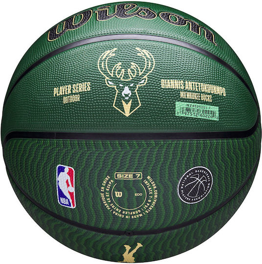 Wilson NBA Player Icon Basket Ball Outdoor Giannis