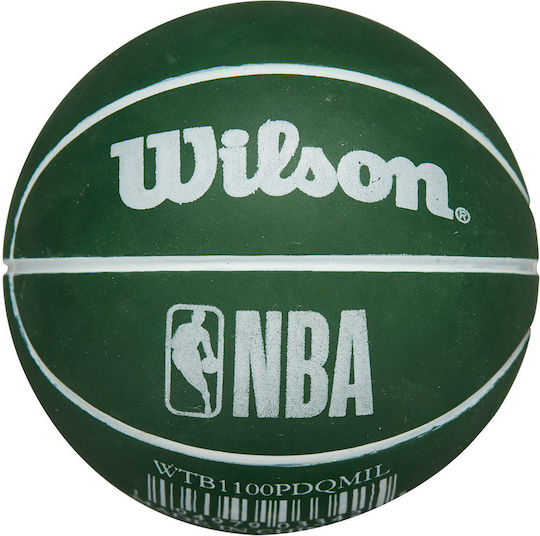 Wilson NBA Dribbler Milwaukee Bucks Kids Ball Basketball Green
