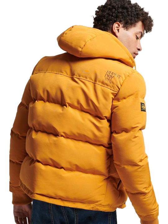 Everest Short Winter Jacket Puffer Yellow