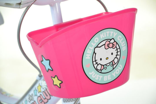 Dino Bikes Hello Kitty 16" Kinder Fahrrad Stadt Weiß