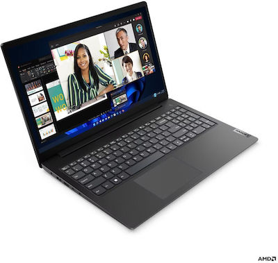 Lenovo V15 G4 AMN 15.6" FHD (Ryzen 3-7320U/8GB/256GB SSD/No OS) Negru de afaceri (Tastatură GR)