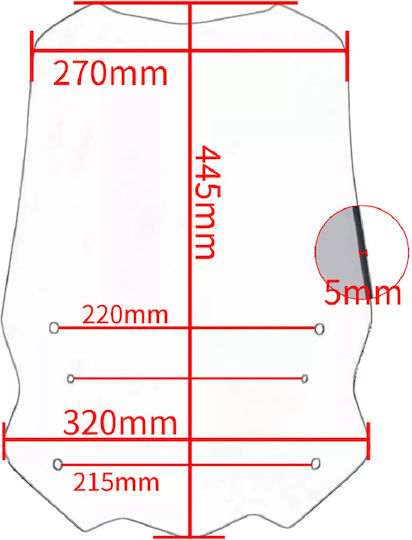 Yamaha Φιμέ Ζελατίνα Μοτοσυκλέτας για Yamaha NMAX NMAX1553273