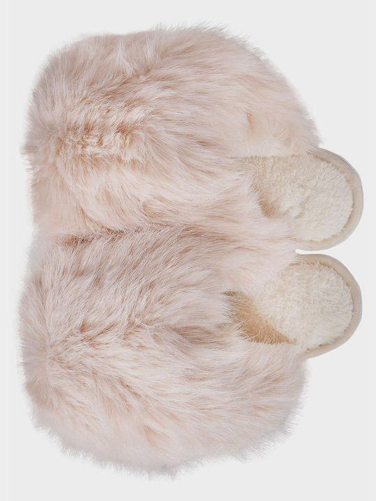 G Secret Winter Women's Slippers in Beige color