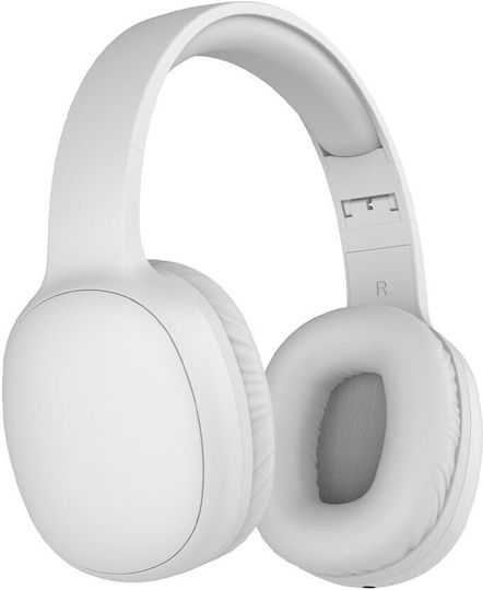Lamtech LAM113027 Bluetooth Wireless Over Ear Headphones with 15 hours of Operation and Quick Charge White