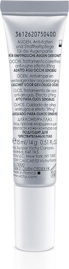 Vichy Liftactiv Supreme Околоочен Крем за Против Стареене Тъмни Кръгове и Торбички 15ml