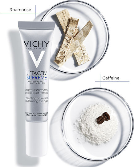 Vichy Liftactiv Supreme Околоочен Крем за Против Стареене Тъмни Кръгове и Торбички 15ml