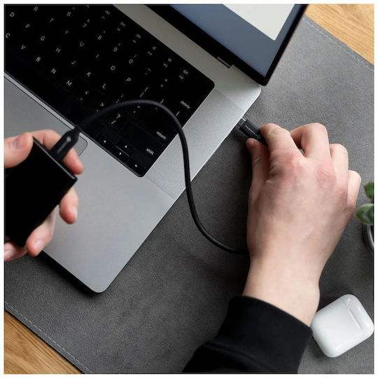 Forcell USB 3.2 USB-C Male To USB-C Cable 60W PD Black 1.5m 12313