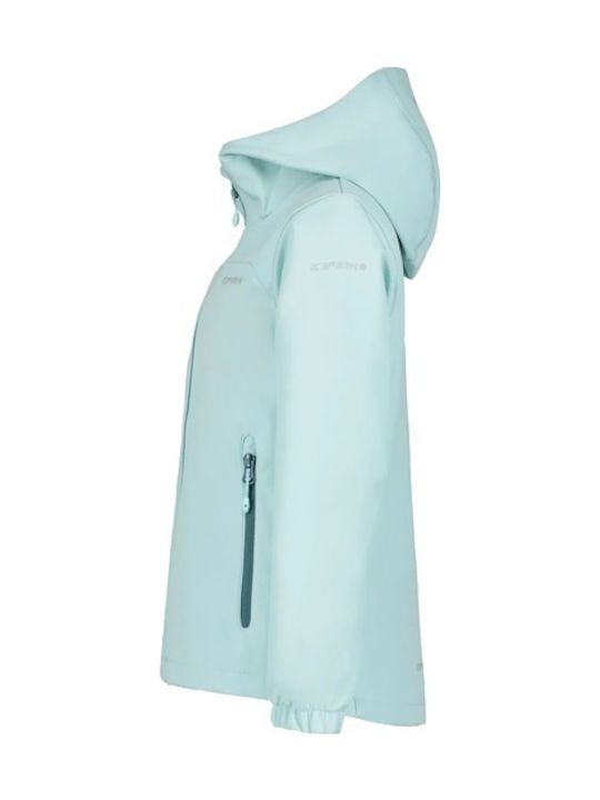 Kids' Sports Jacket with Hood Light Green Kobryn