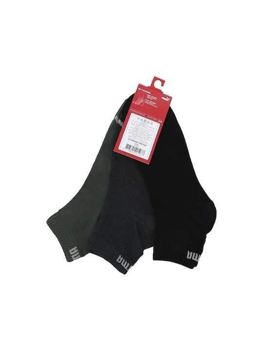 Puma Unisex Athletic Socks Multicolour 3 Pairs