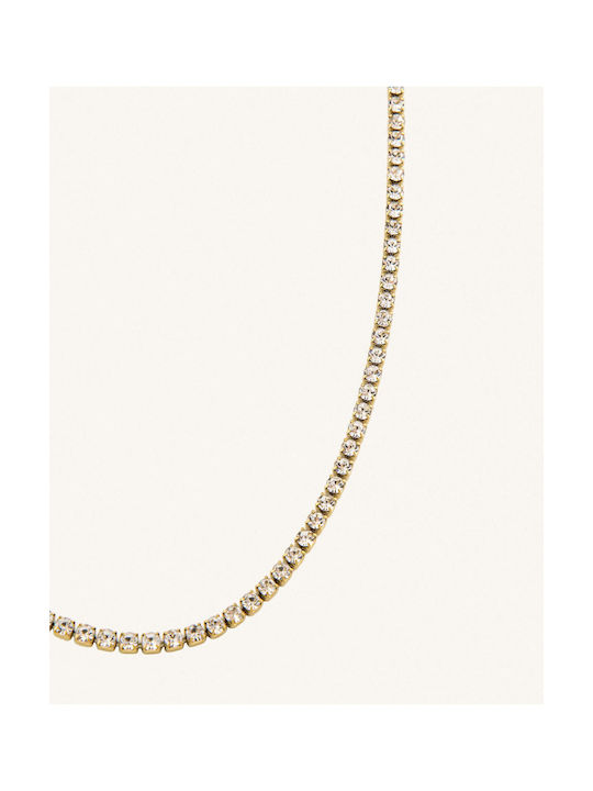 StanStefan Chain Neck from Steel Gold-plated Length 39cm