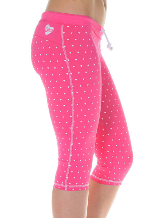 Schulung Frauen Capri Leggings Fuchsie