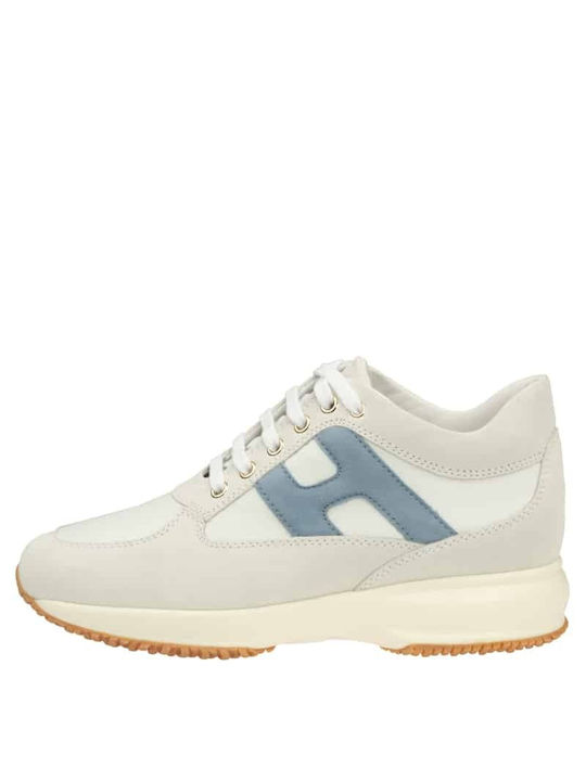 Interactive Femei Chunky Sneakers Albe