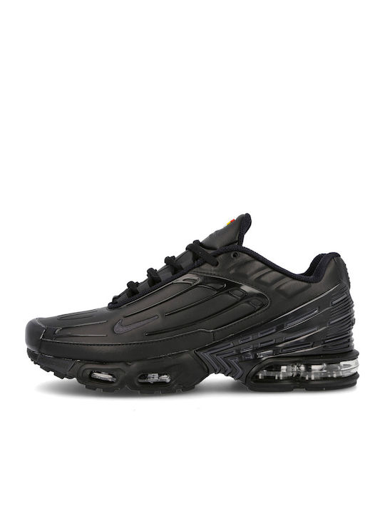 Air Max Plus 3 Leather Sneakers Schwarz