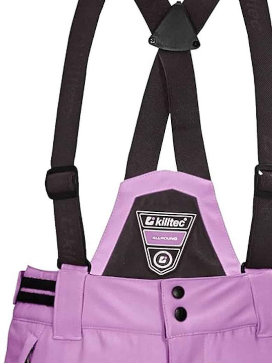 Killtec 37258-484 Kids Dungarees for Ski & Snowboard Purple