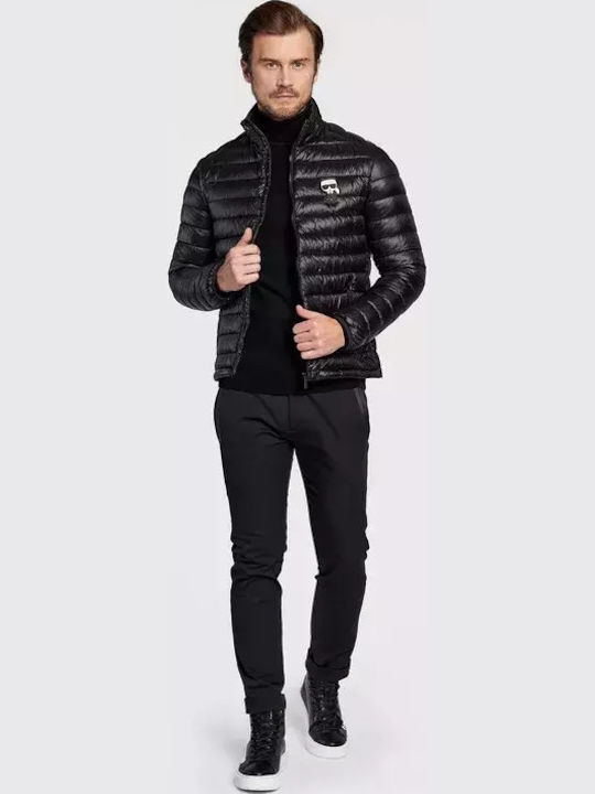 Winter Jacket Puffer Waterproof Black