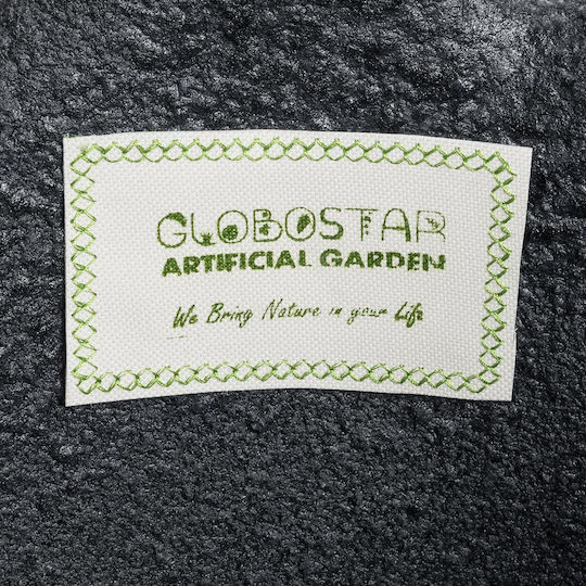 GloboStar Planter Polyester Black with Stand 40x40x90cm.