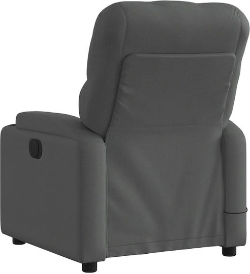 Relaxsessel Friseurwaschbecken mit Fußhocker Dark Grey 74x86.5x93.5cm