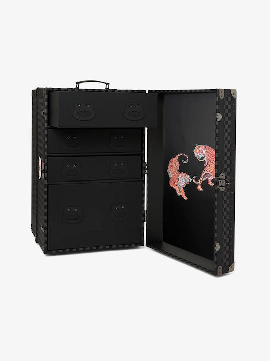 Sprayground Herren Henny Treasure Mode Brust 76 X 54 X 49 Cm Schwarze Aufbewahrungsbox
