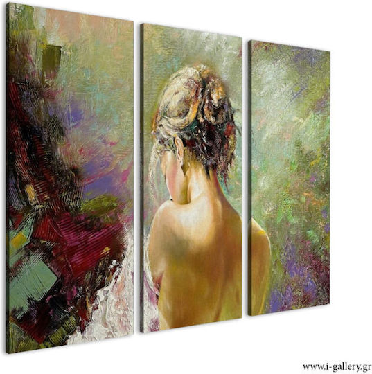 I-gallery Threefold Painting on Canvas 60x40cm