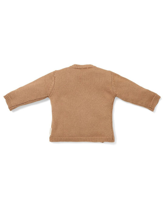 Little Dutch Kids Cardigan Knitted Brown