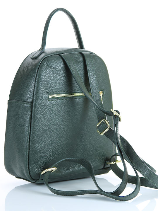 Passaggio Leather Leather Women's Bag Backpack Green