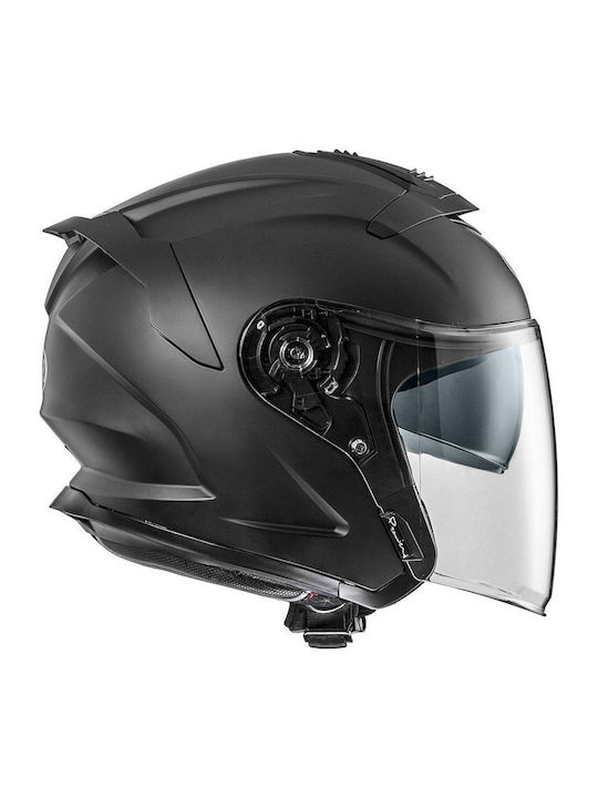 Premier JT5 Jet Helmet with Sun Visor ECE 22.06 Black Matt