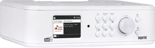 Imperial AV Dabman I460 Επιτραπέζιο Ραδιόφωνο Μπαταρίας DAB με Bluetooth και USB Λευκό