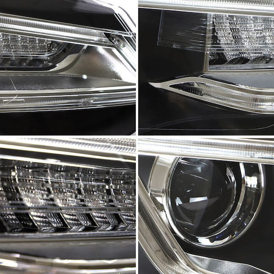 Vland Front Lights Led for Volkswagen Polo 09-17 2pcs