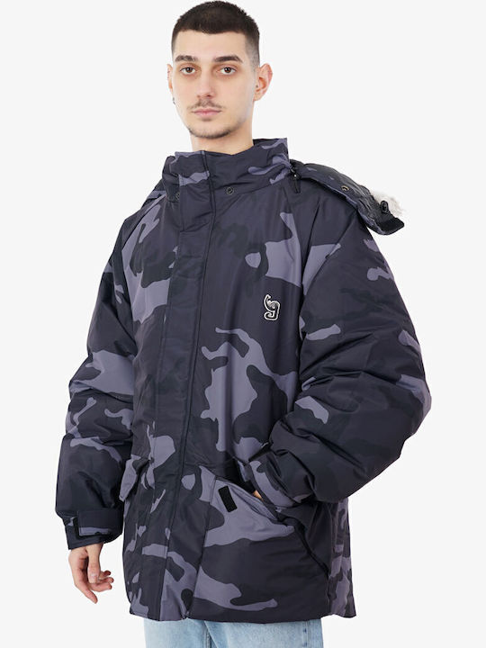 Winter Jacke Puffer Schwarz