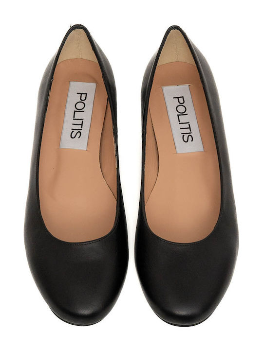 Anatomic Leather Ballerinas Black