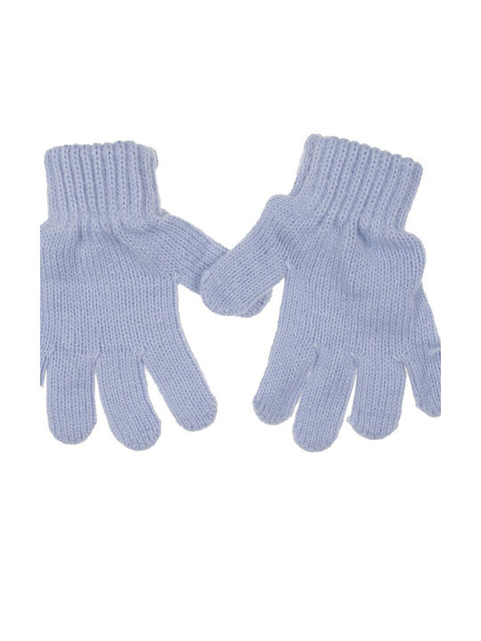 Kitti Kids Beanie Set with Scarf & Gloves Knitted Light Blue