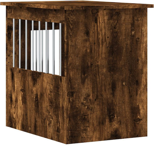 vidaXL Căsuță pentru Câine Pentru Exterior Maro 45x62x59cm