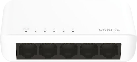 Strong SW5000P Unverwaltet L2 Switch mit 5 Ports Gigabit (1Gbps) Ethernet