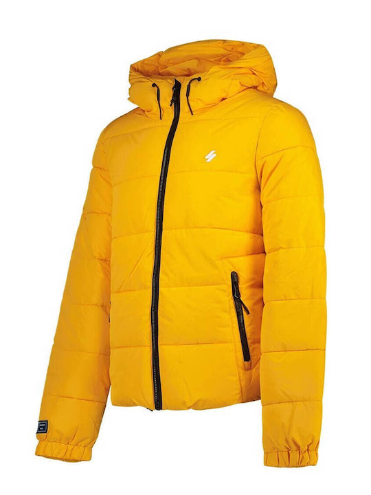 Winter Jacket Puffer Yellow