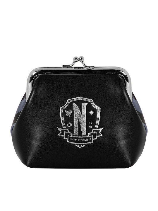 Karactermania Wednesday Original Kids Wallet with Coins Black