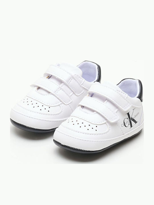 Kids Sneakers with Scratch White