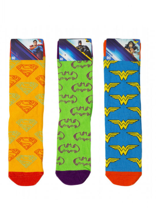 Warner Bros Dc Heroes Femei Șosete Colorful 3Pachet Warner Bros Dc Heroes Femei Șosete Colorful 3Pachet