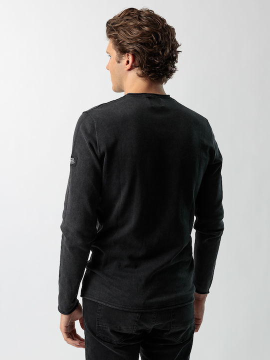 Devergo Men's Long Sleeve Sweater Charcoal