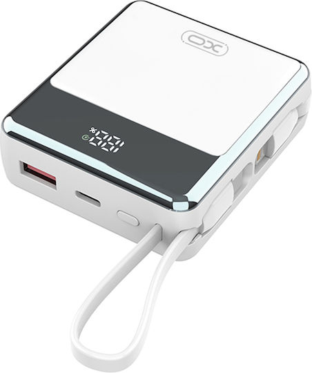 XO Power Bank 10000mAh 18W Power Delivery / Quick Charge Λευκό
